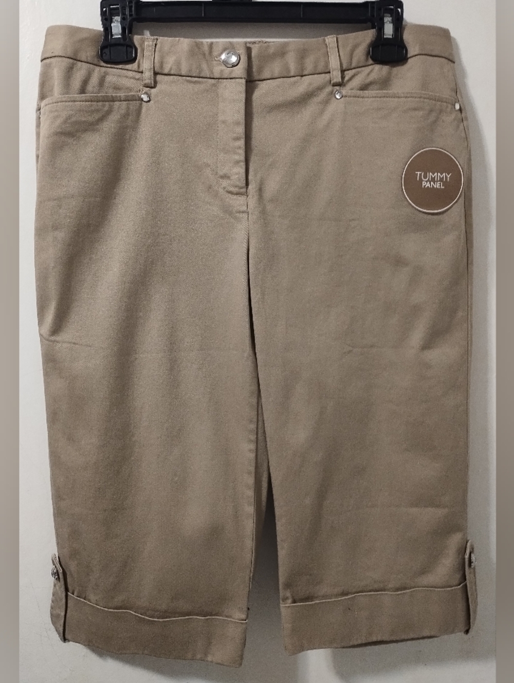 JM Collection Petite Tan Women's Pants